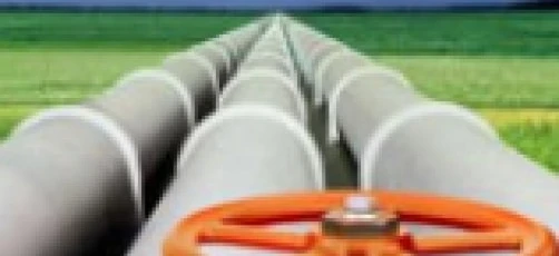 A steel casing pipe being used in agricultural machinery for pipeline transport. Steel cylinder for efficient farming.